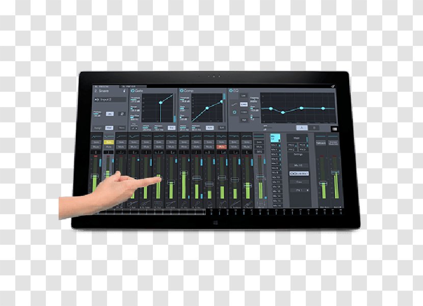 PreSonus StudioLive RM32AI Audio Mixers RM16AI CS18AI - Digital Mixing Console - Microphone Transparent PNG