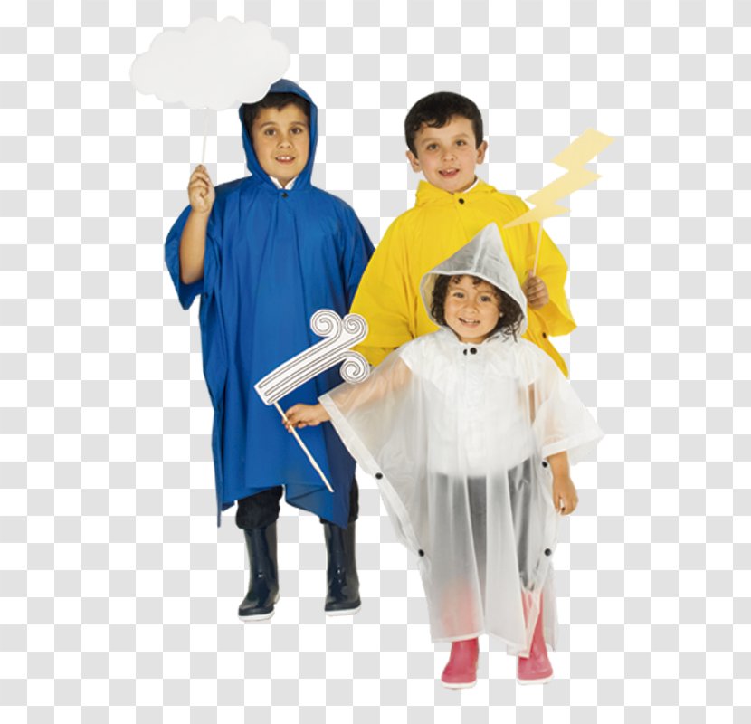 Robe Poncho Raincoat Plastic Child - Family Transparent PNG