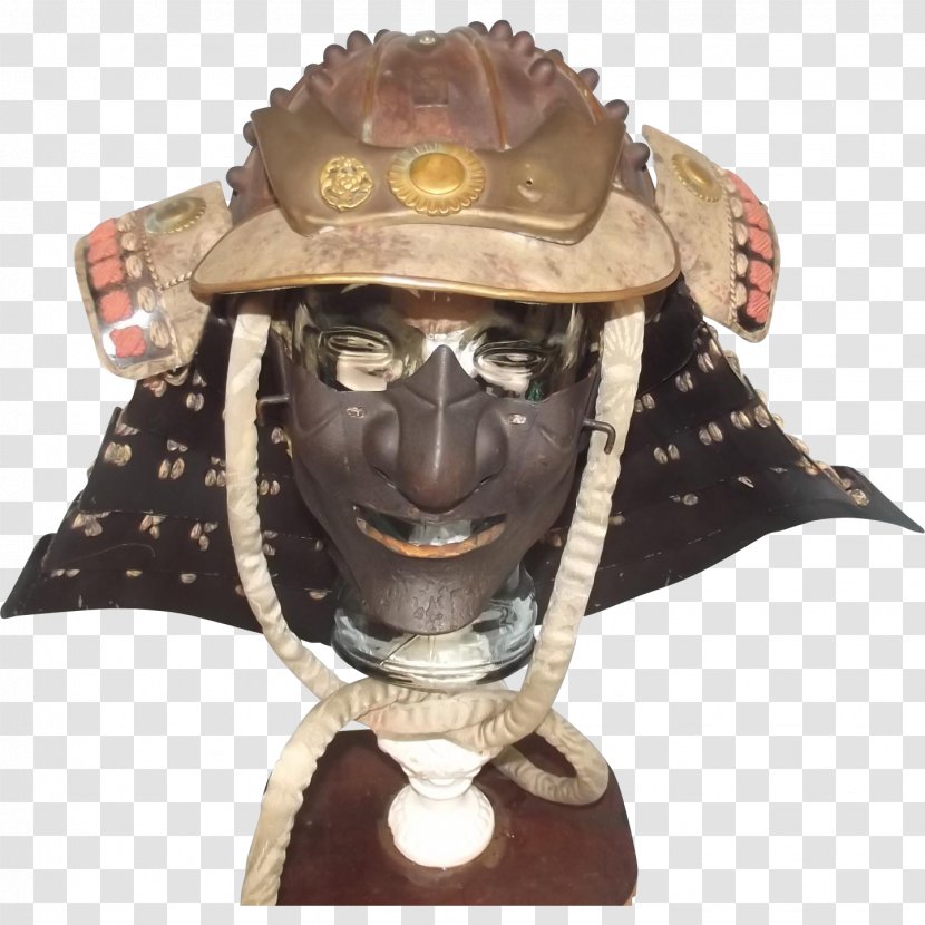 Edo Period Kabuto Samurai Japanese Armour Men-yoroi - Figurine Transparent PNG