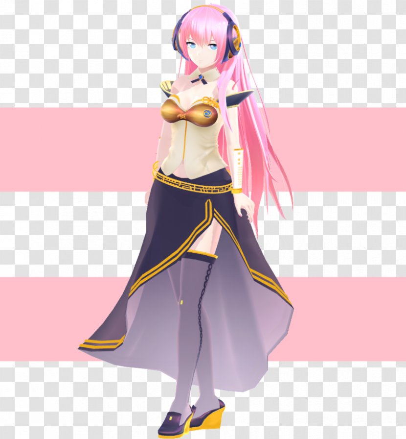 Megurine Luka MikuMikuDance Hatsune Miku Blender Vocaloid - Watercolor Transparent PNG