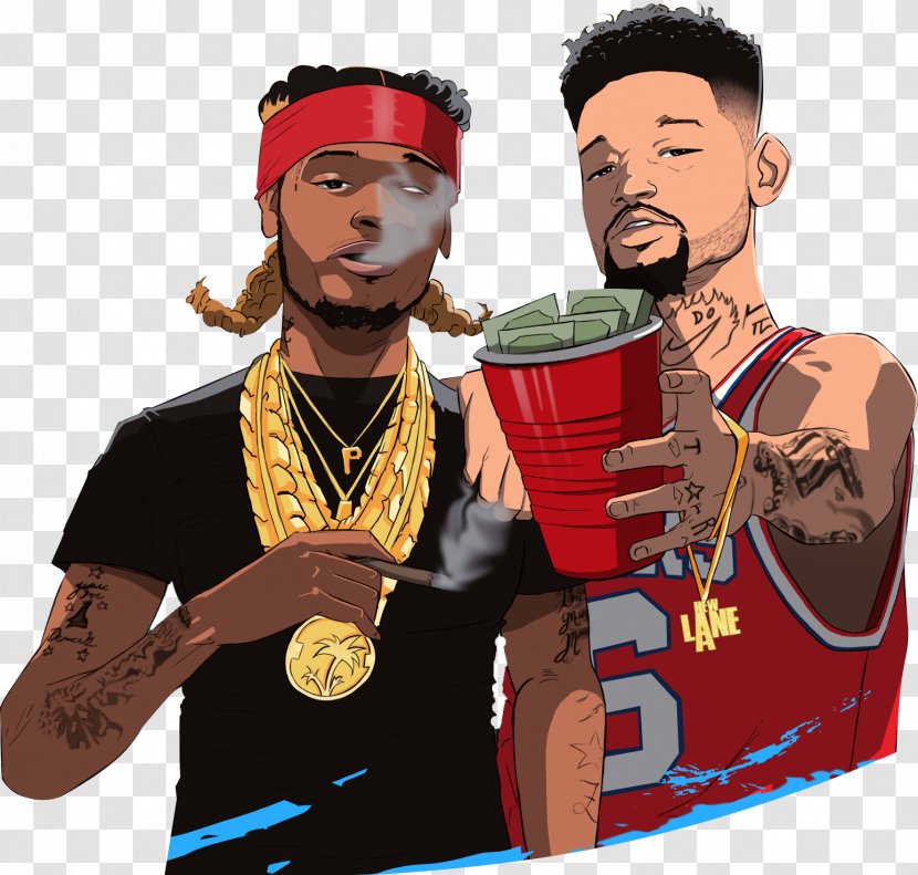 PnB Rock Spend The Night Run It Up Addicted Fine Wine - Tree - Production House Transparent PNG