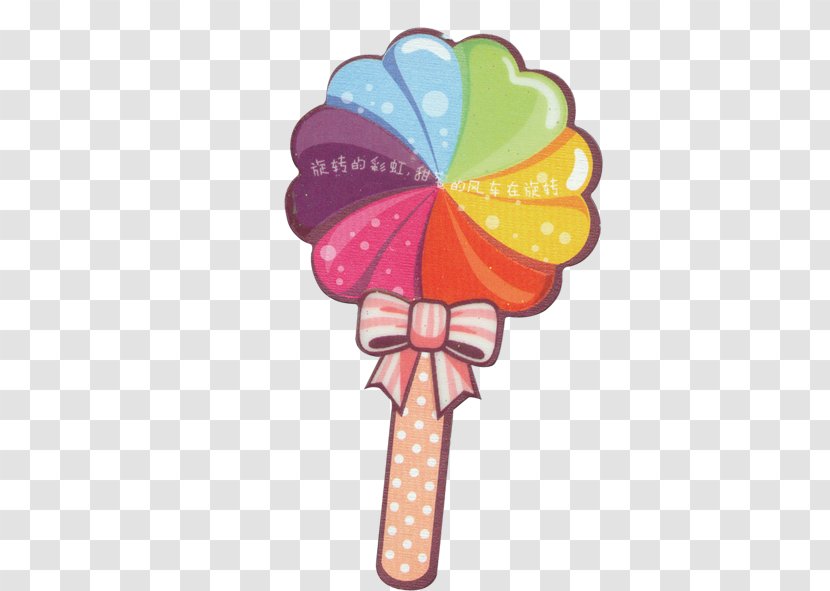 Lollipop Candy Cartoon Drawing - Petal - Rotate Rainbow Transparent PNG