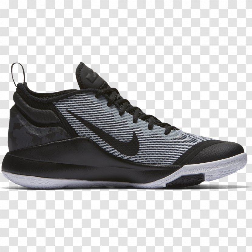 Nike Air Max Basketball Shoe Jordan - Black Transparent PNG