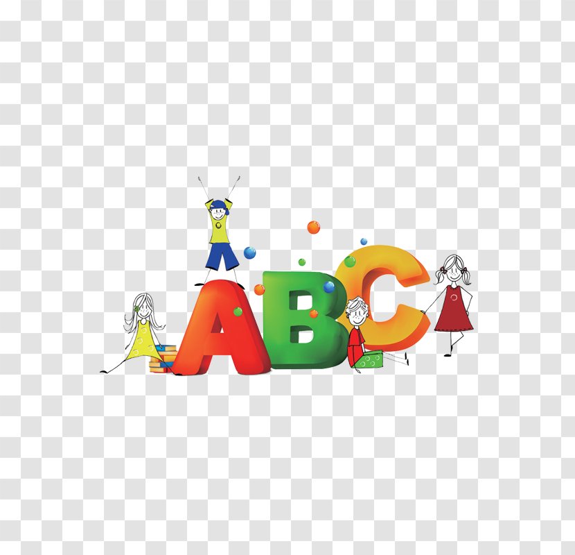 Cartoon Child - Learning - ABC Creative Children's Toys Transparent PNG