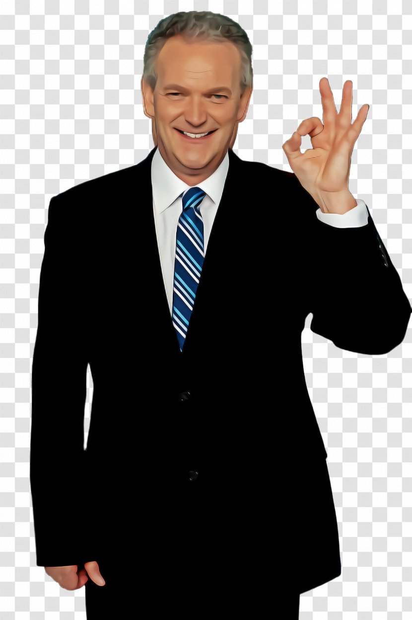 Suit Gesture Finger Formal Wear Standing - Businessperson - Business Gentleman Transparent PNG