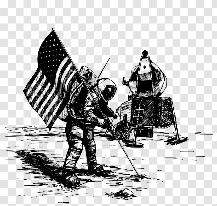 Apollo 11 Program 13 15 Moon Landing - Neil Armstrong - Nasa Transparent PNG