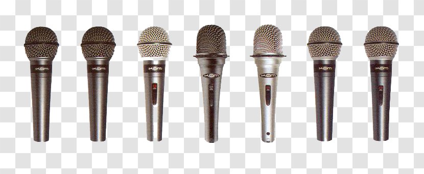 Microphone Sound Mixing Console Loudspeaker Recording - Frame - A Row Of Microphones Transparent PNG