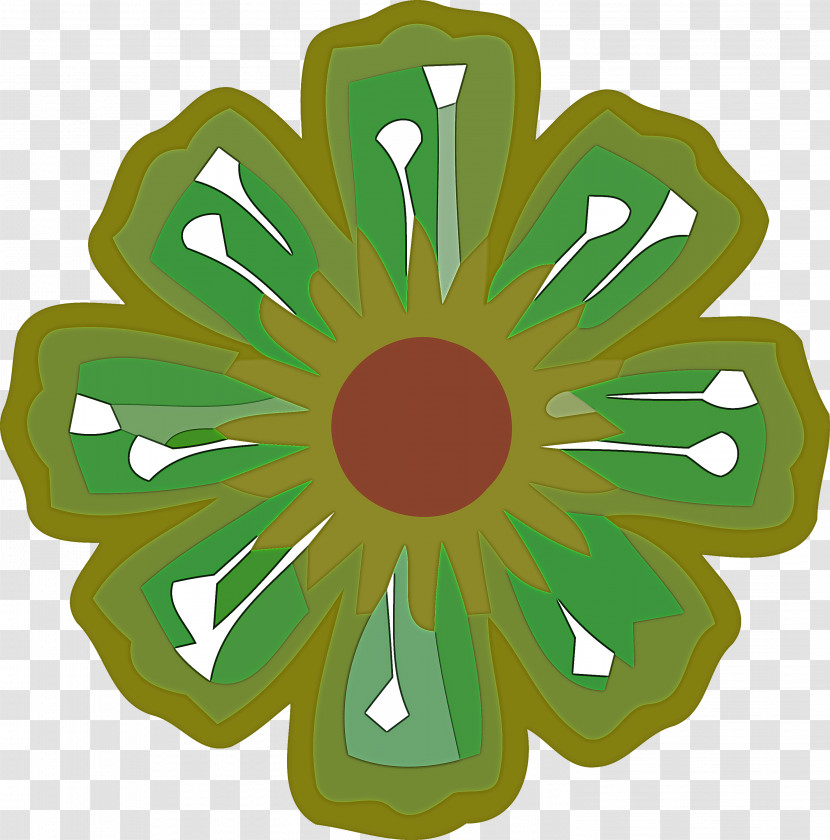 Flower Petal Green Symmetry Plant Transparent PNG