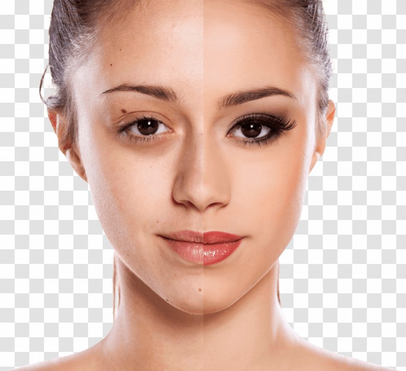 Make-up Foundation Cosmetics Skin Eyebrow - Face Transparent PNG