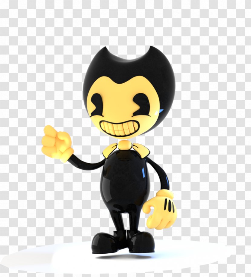 Bendy And The Ink Machine Rendering 0 - 3d - Figures Transparent PNG