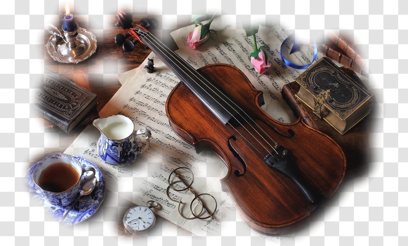 Violin Musical Instrument Wallpaper - Cartoon - Vintage Jewelry Transparent PNG