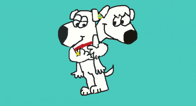 Brian Griffin Drawing Clip Art - Watercolor - Pictures Of Hugging Transparent PNG