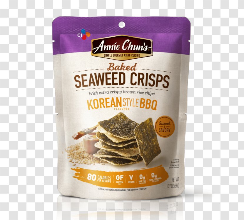 수정실업 Korean Cuisine Seaweed Potato Chip Flavor - Food - Wakame Transparent PNG