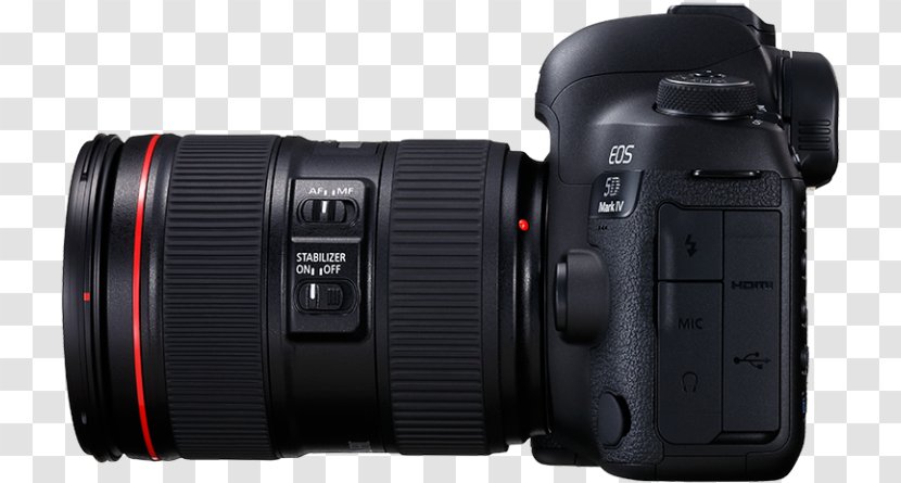 Canon EOS 5D Mark IV III EF 24–105mm Lens 24-70mm - Camera Transparent PNG