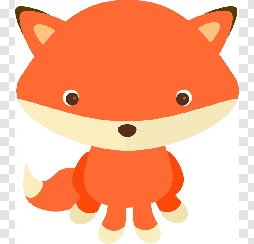 Red Fox Clip Art - Tail - Cartoon Transparent PNG
