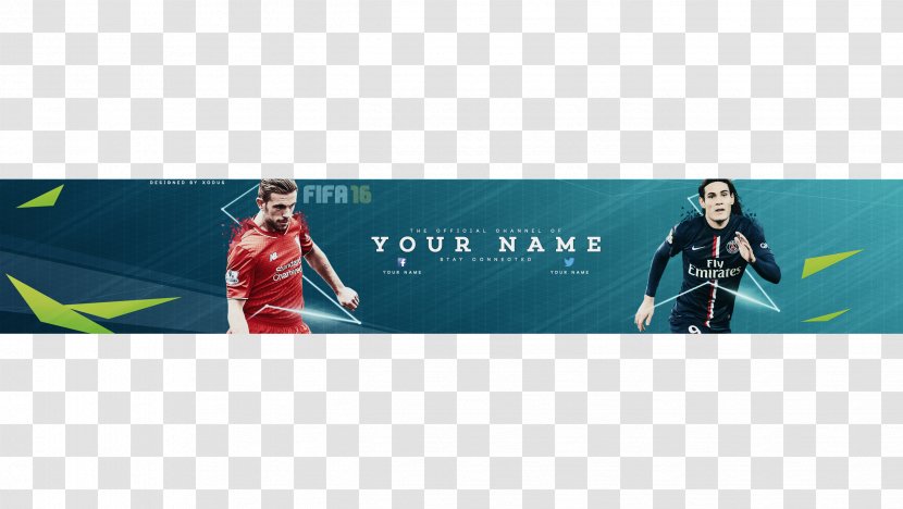 FIFA 16 17 Banner YouTube Mobile - Text - Youtube Transparent PNG