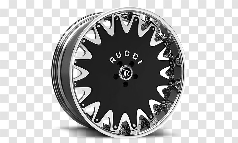 Alloy Wheel Spoke Bicycle Wheels Rim - Automotive System - Rucci Forged Transparent PNG