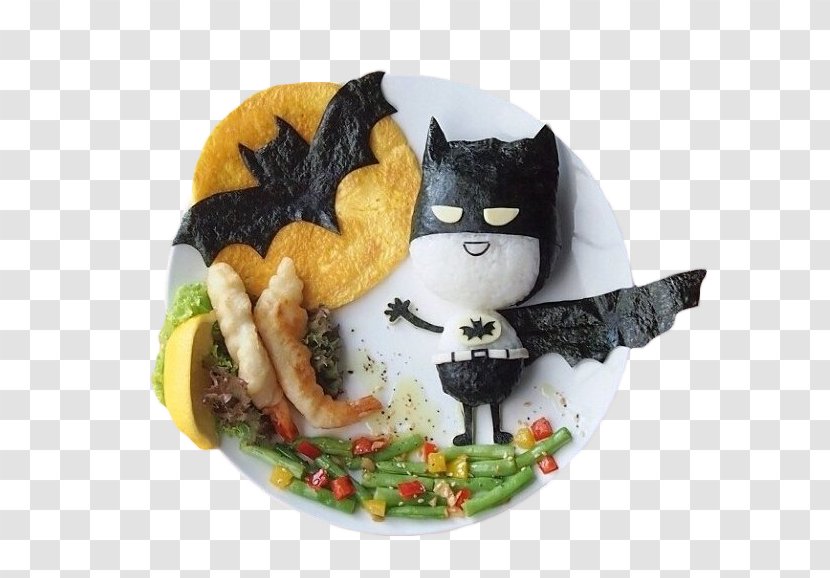 Bento Food Breakfast Lunch Recipe - Batman Creative Pendulum Transparent PNG