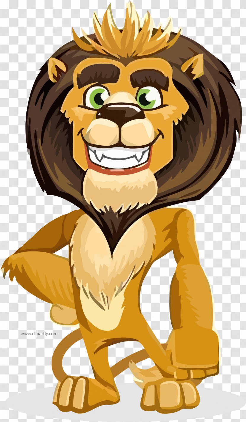 Lion Cartoon Drawing Character Vector Graphics - Simba Transparent PNG