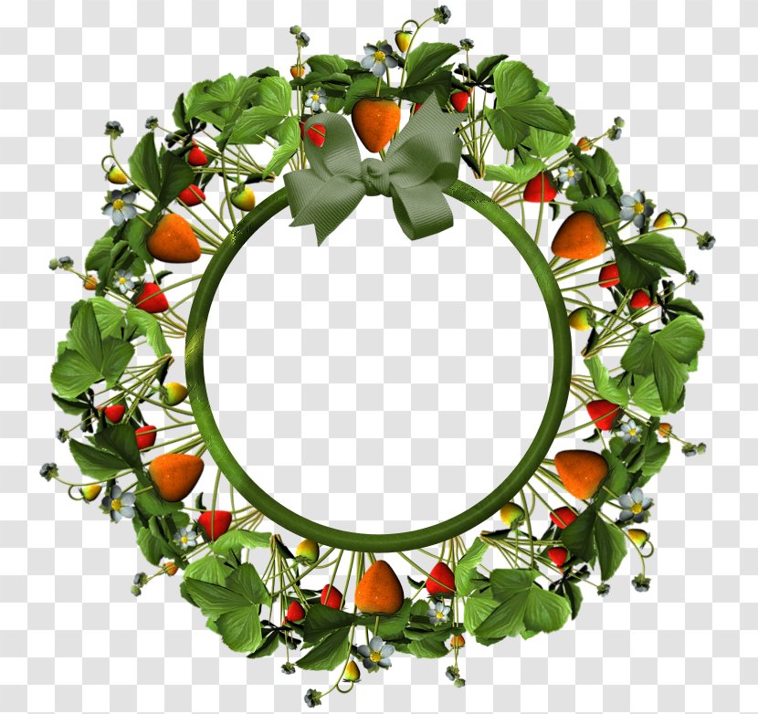 Wreath Fruit Vegetable - Ozy Transparent PNG