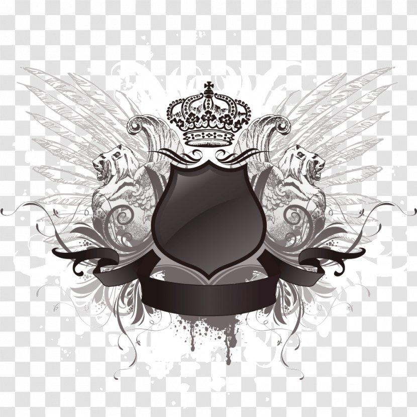 Wings Shield - Pattern - Feather Transparent PNG