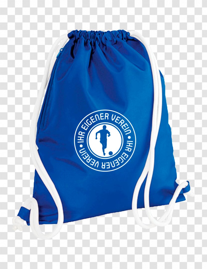 T-shirt Bag Backpack Blue Drawstring - Red Transparent PNG