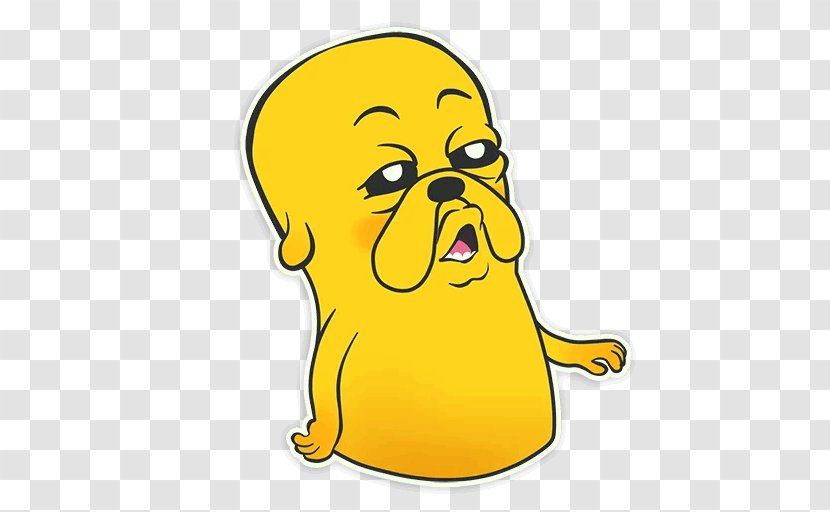 Puppy Jake The Dog Telegram Sticker - Nose Transparent PNG