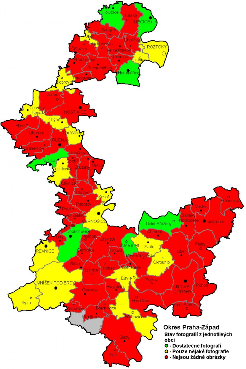 Prague-West District Map Wikipedia Wikimedia Foundation WikiProject - Text - Praha Transparent PNG