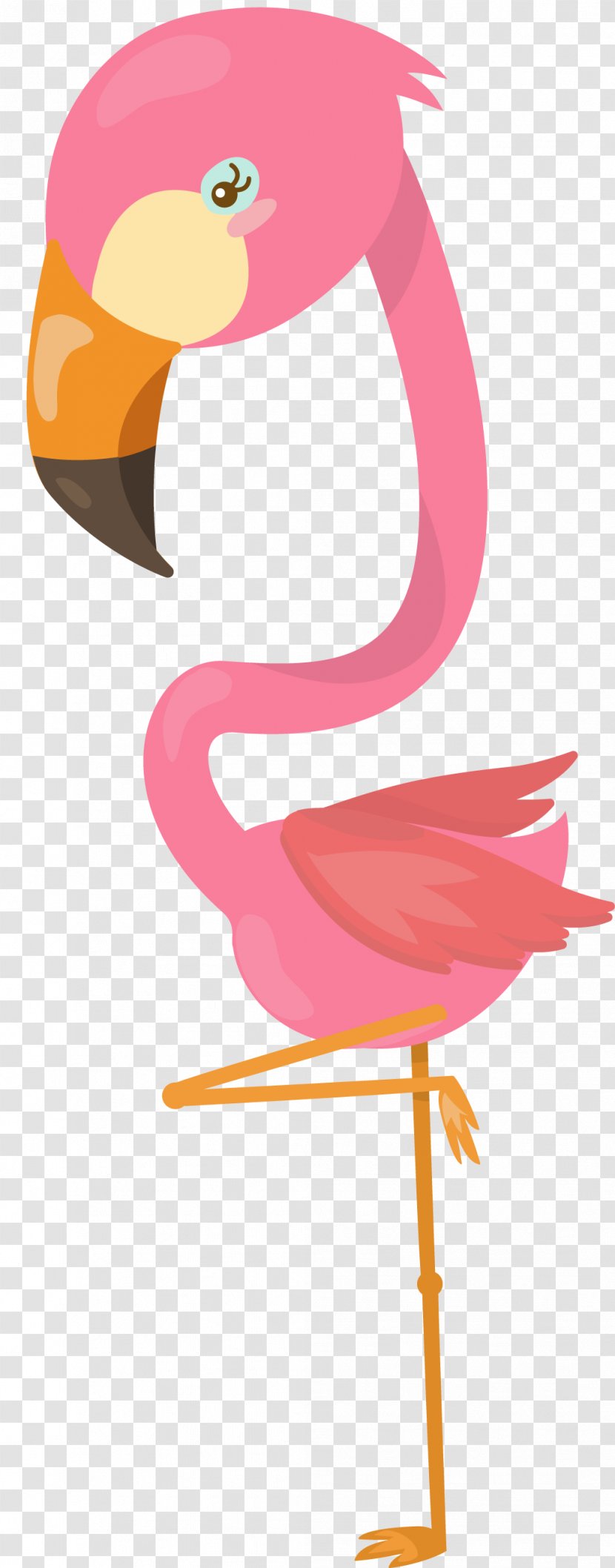 Flamingos Water Bird Beak - Table - Flamingo Transparent PNG