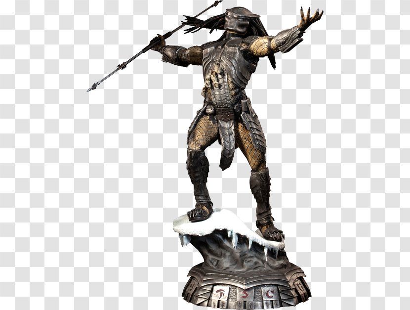 Alien Vs. Predator Statue Figurine Transparent PNG