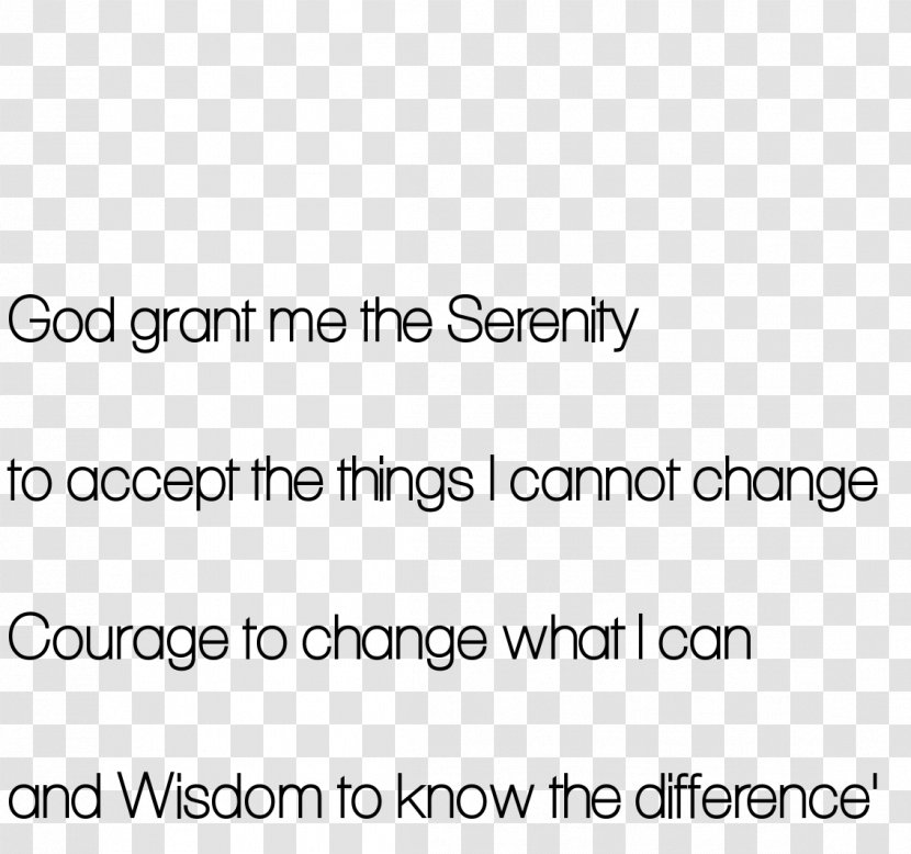 Serenity Prayer God Bugs Bunny Quotation Empathy - Saying Transparent PNG