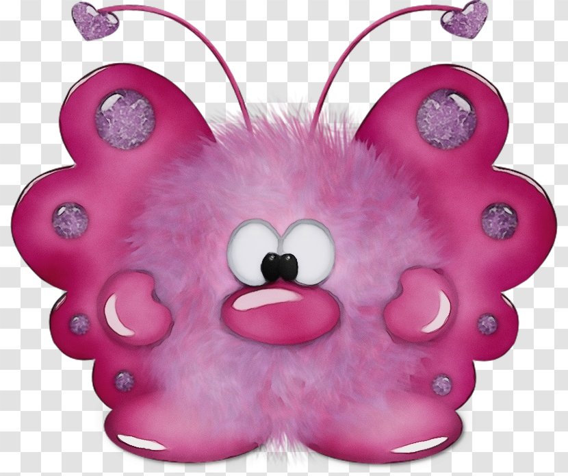 Teddy Bear - Head - Magenta Transparent PNG