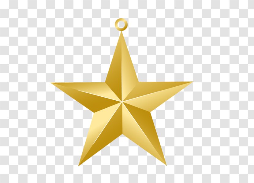 Star Of Bethlehem Christmas Ornament Clip Art - Gift - Gold Stars Transparent PNG