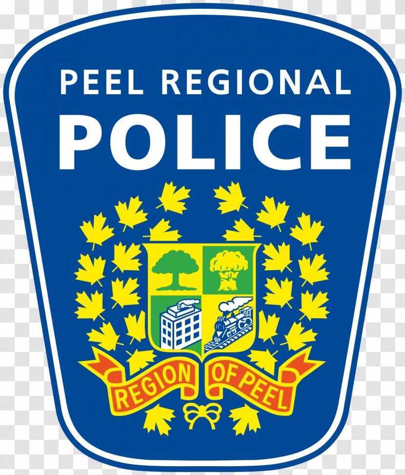 Mississauga Brampton Peel Regional Police Officer - Signage Transparent PNG