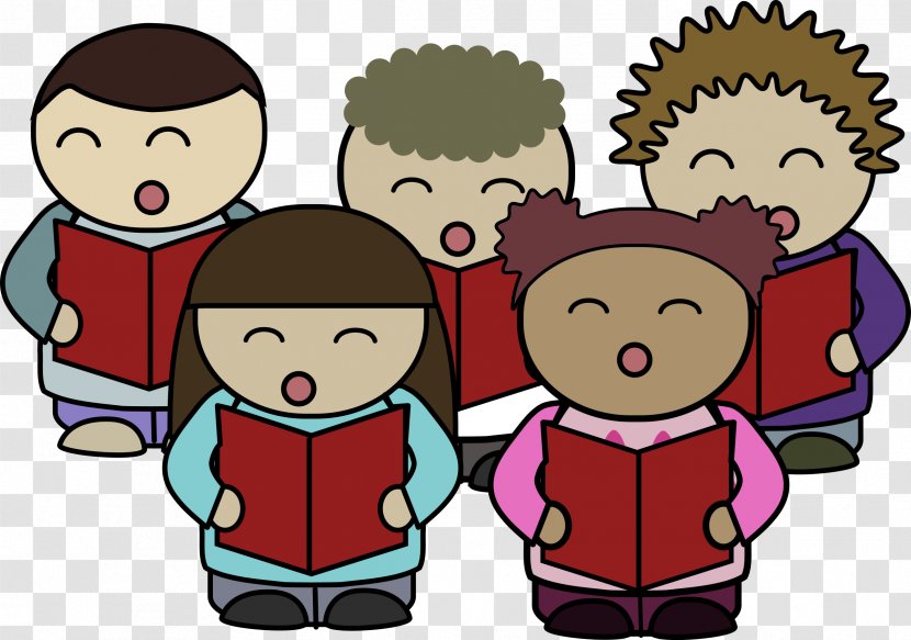 Childrens Choir Singing Clip Art - Tree - People Cliparts Transparent PNG