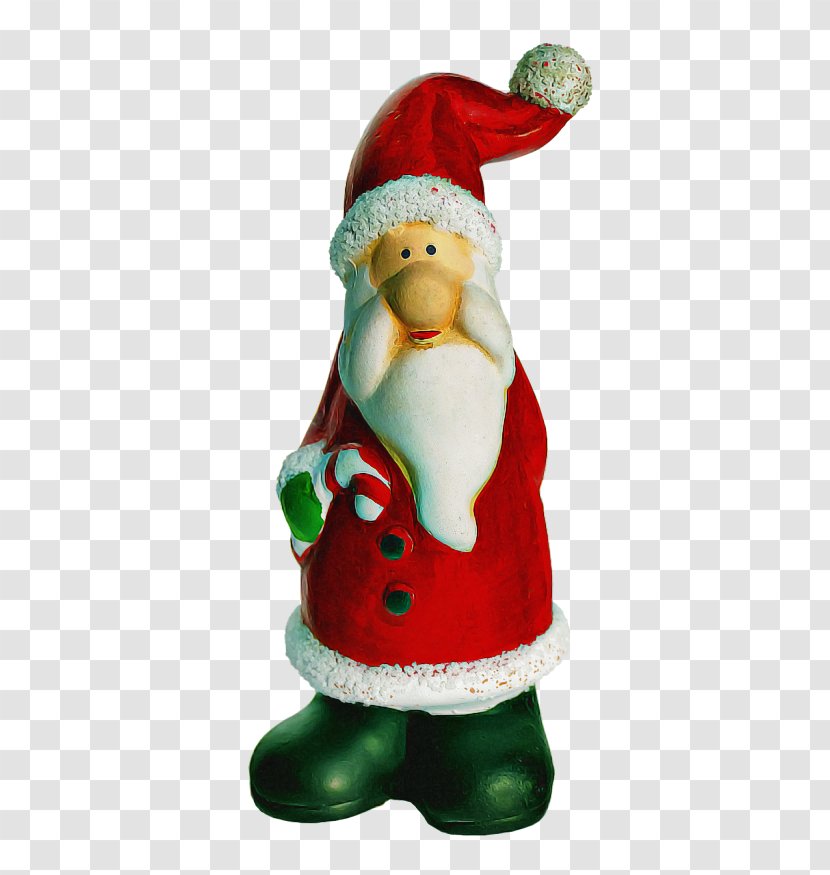 Santa Claus - Garden Gnome - Toy Lawn Ornament Transparent PNG