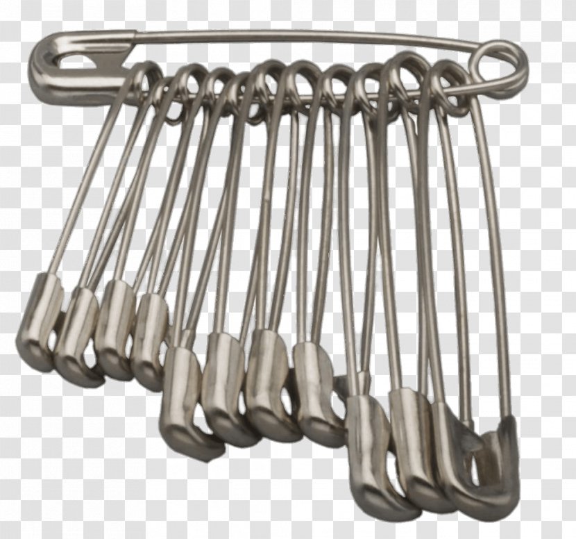 Safety Pin Paper Clip - Tool - Assorted Transparent PNG