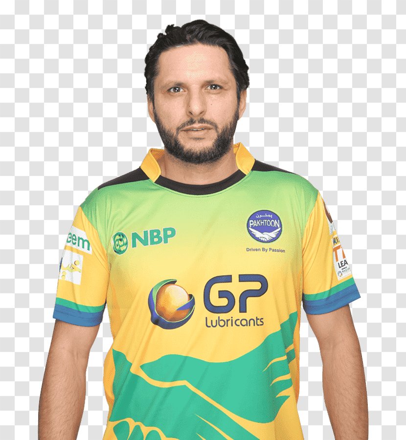 Shahid Afridi 2017 T10 Cricket League Jersey - Allrounder Transparent PNG