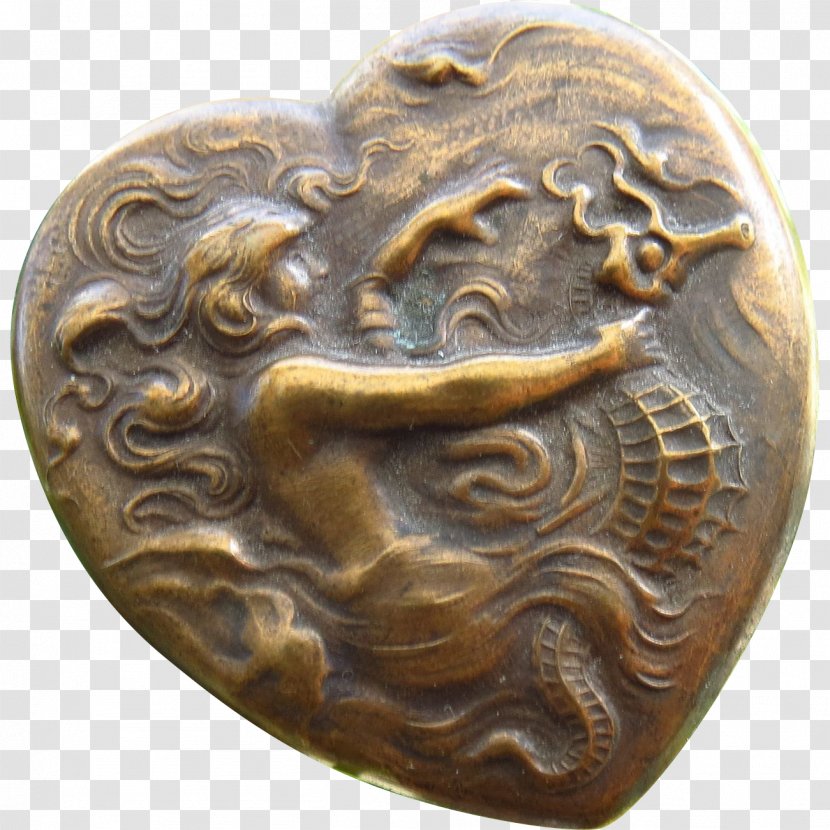 Bronze Copper Metal 01504 Carving - Artifact - Seahorse Transparent PNG
