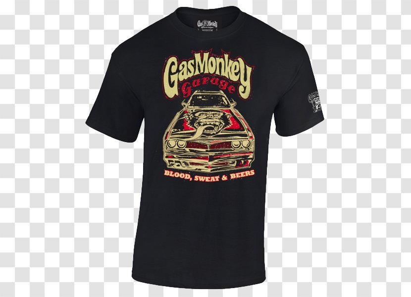 T-shirt Gas Monkey Garage NBA Development League Majestic Athletic Clothing - Fruit Of The Loom Transparent PNG