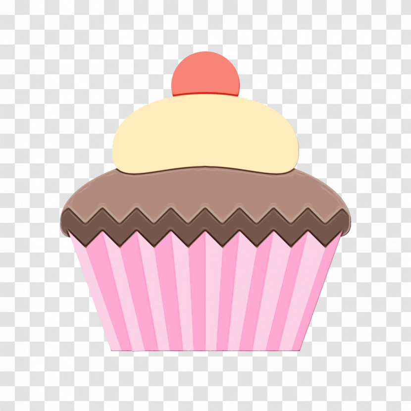 Cupcake Pink Baking Cup Cake Buttercream Transparent PNG