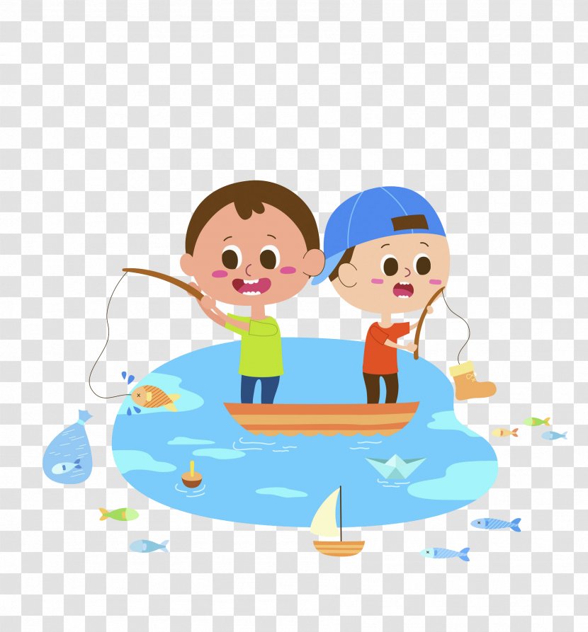 Angling Clip Art - Fishing - A Child Transparent PNG