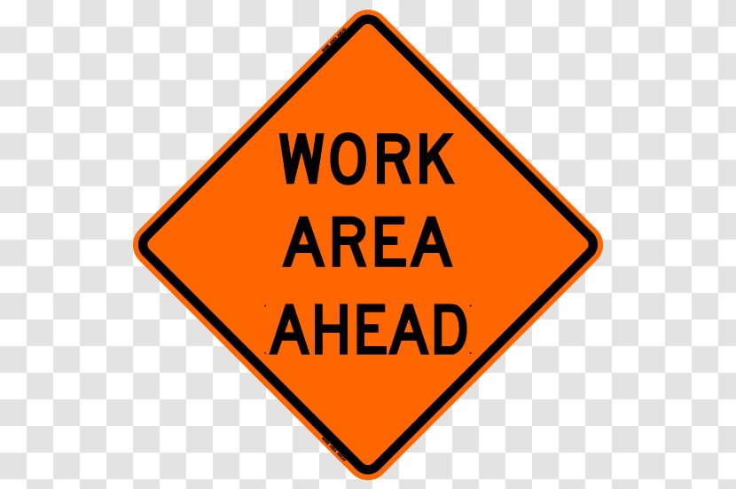Roadworks Architectural Engineering Traffic Sign - Triangle - Work Area Transparent PNG