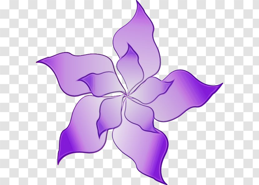 Violet Purple Petal Clip Art Flower - Paint - Iris Leaf Transparent PNG