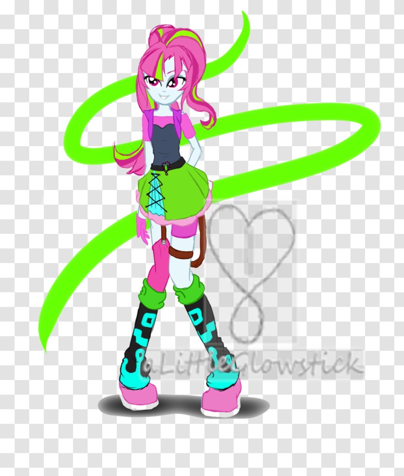 My Little Pony: Equestria Girls Character Ekvestrio - Confetti - GLOW STICK Transparent PNG