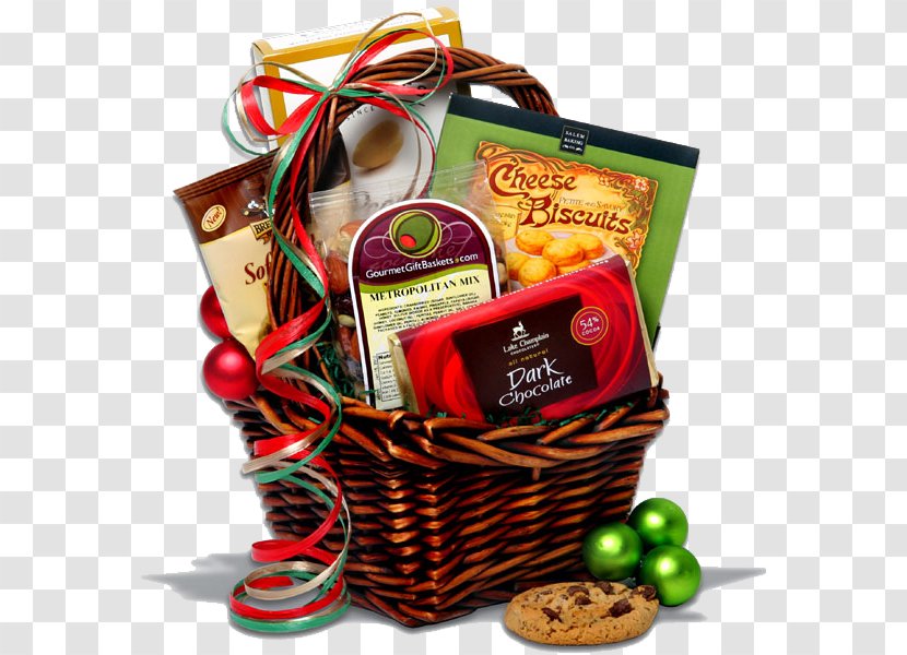 Food Gift Baskets Christmas Shopping - Basket Transparent PNG