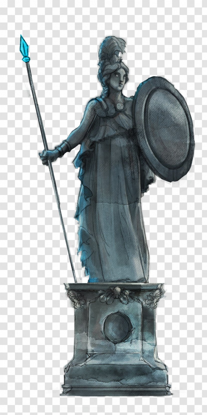 Statue Bronze Sculpture Classical - Classicism - Memorial Transparent PNG