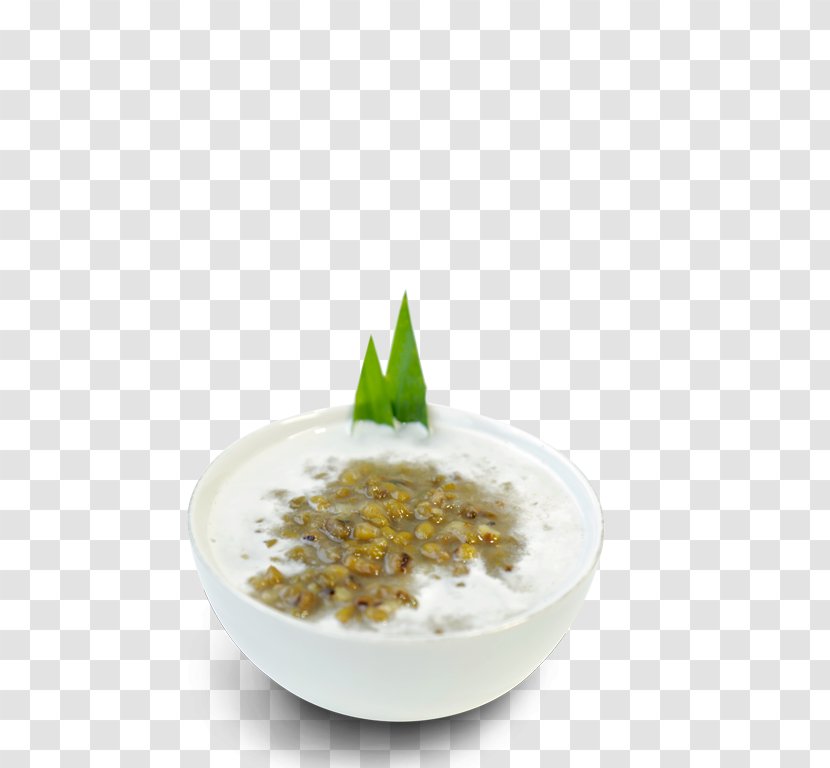 Vegetarian Cuisine Mango Pudding Matcha Food - Dipping Sauce - Kacang Hijau Transparent PNG