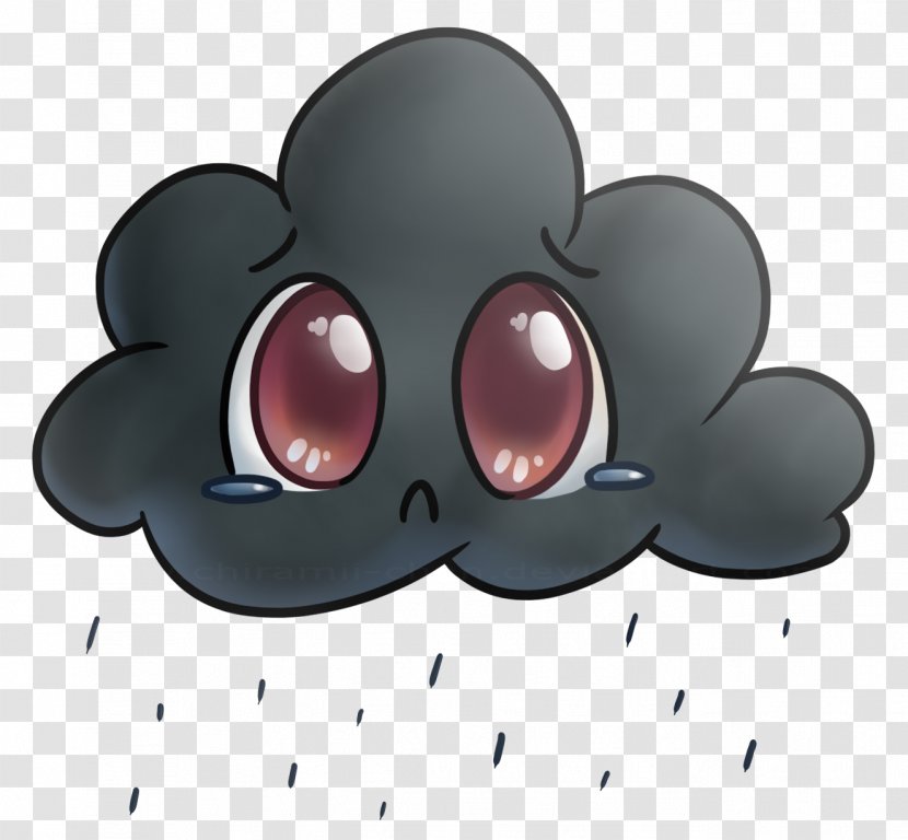 Cloud Animation Sadness Rain - Art Transparent PNG