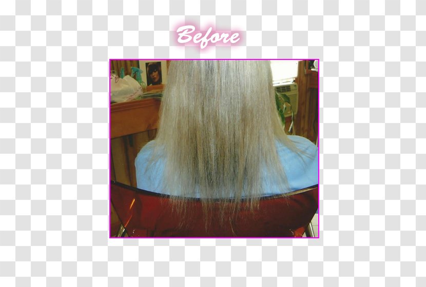 Hair Coloring Long Wig Transparent PNG